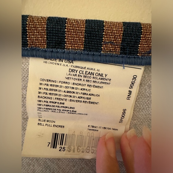 Tapestry Decor-winter scene vintage made in USA - Picture 6 of 6